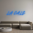 Neon personnalisé new LA CALE