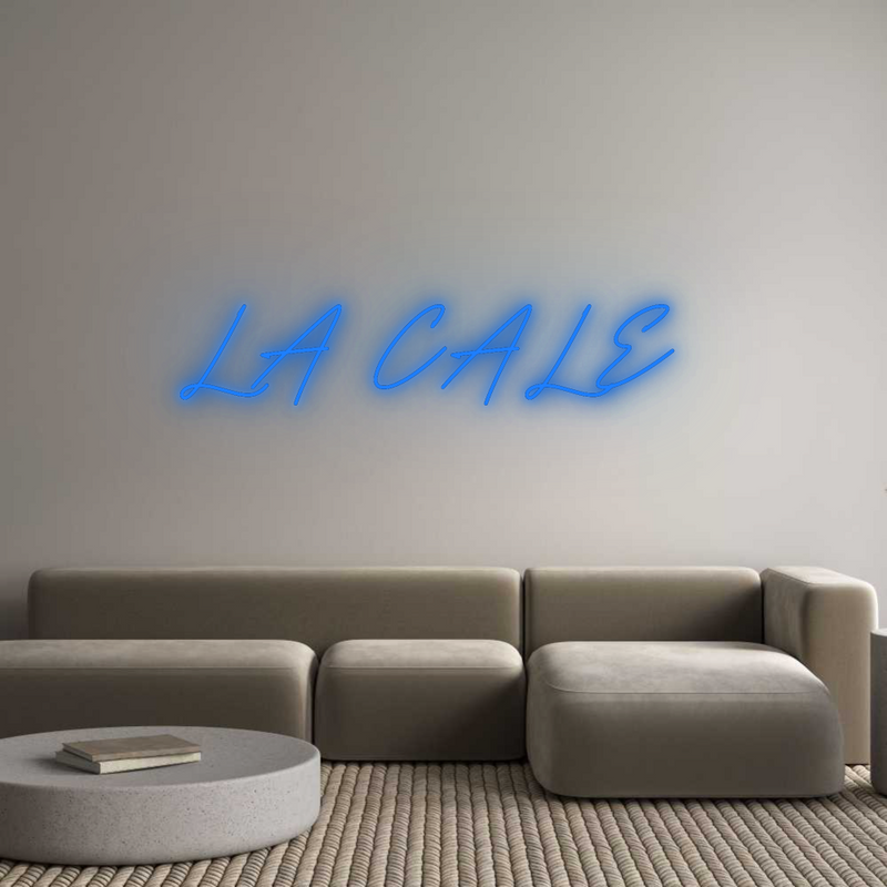 Neon personnalisé new LA CALE
