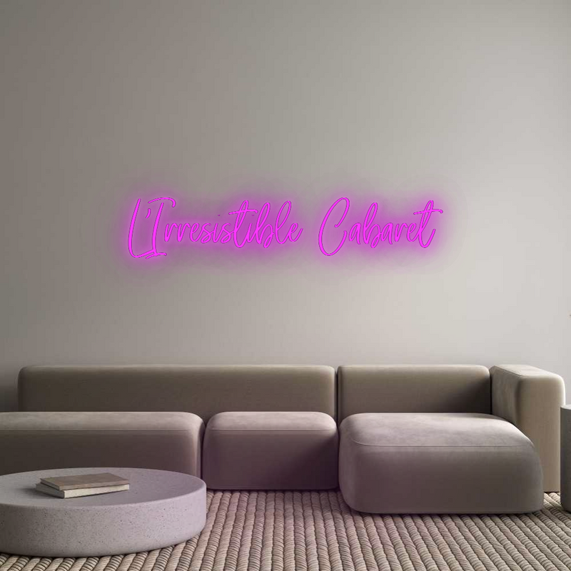 Neon personnalisé new L'Irresistibl...
