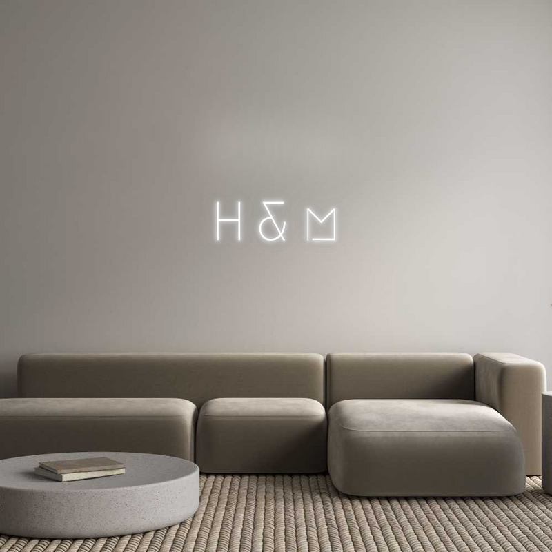 Neon personnalisé new H & m
