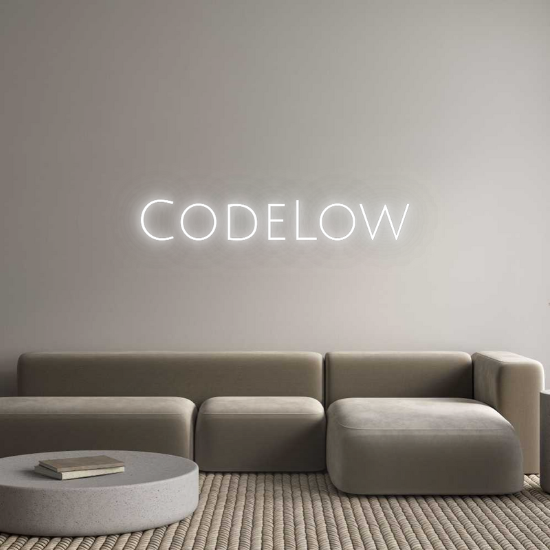 Neon personnalisé new CodeLow