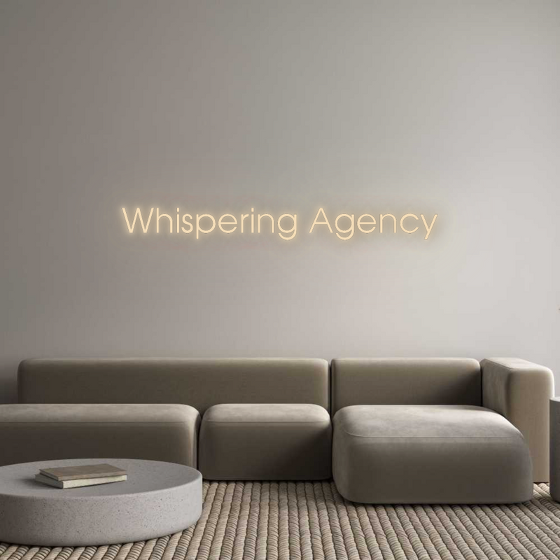 Personalized neon new Whispering Ag...