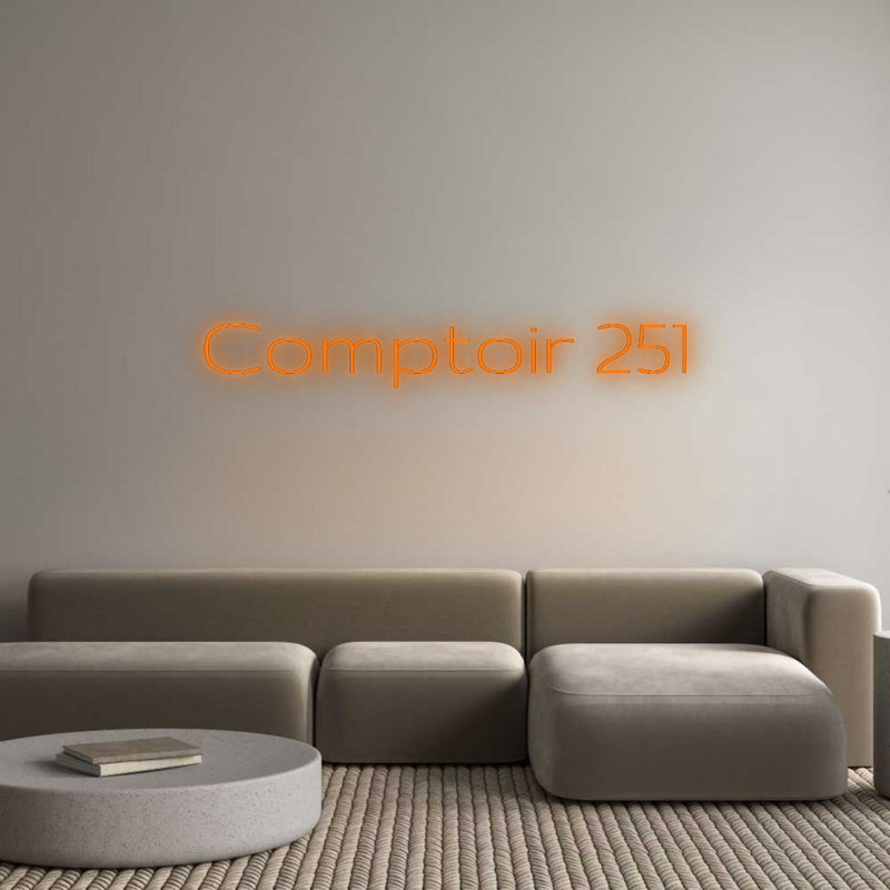 Neon personnalisé new Comptoir 251