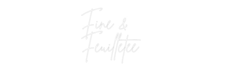 Custom Neon French Version Fine &
Sheet...