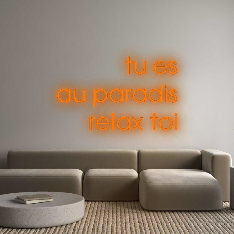 Neon personnalisé new tu es
au par...