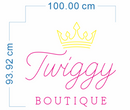 Twiggy Boutique avec couronne