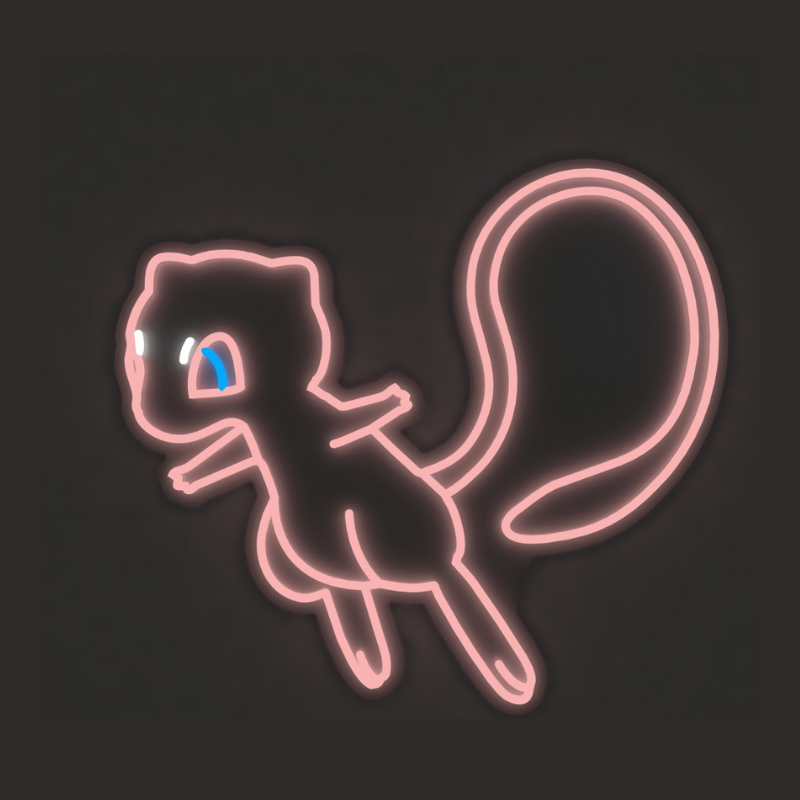 'Mew Pokemon' - LED neon sign