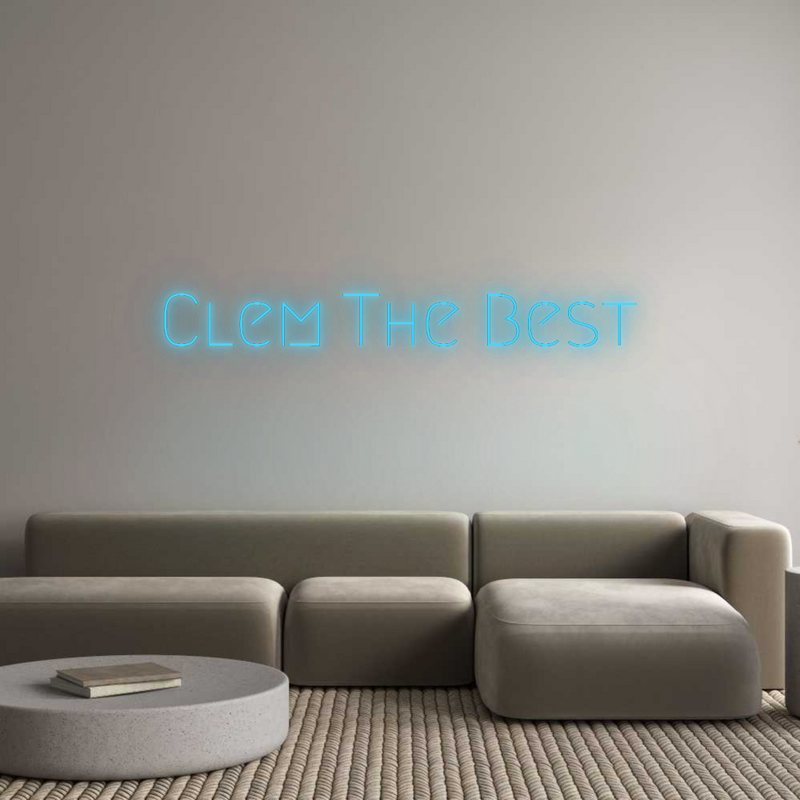 Neon personnalisé new Clem The Best