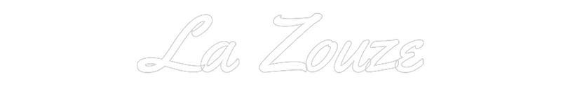 Neon personnalisé new La Zouze