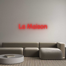 Neon personnalisé new La Maison