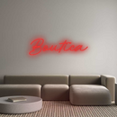 Neon personnalisé new Boutica