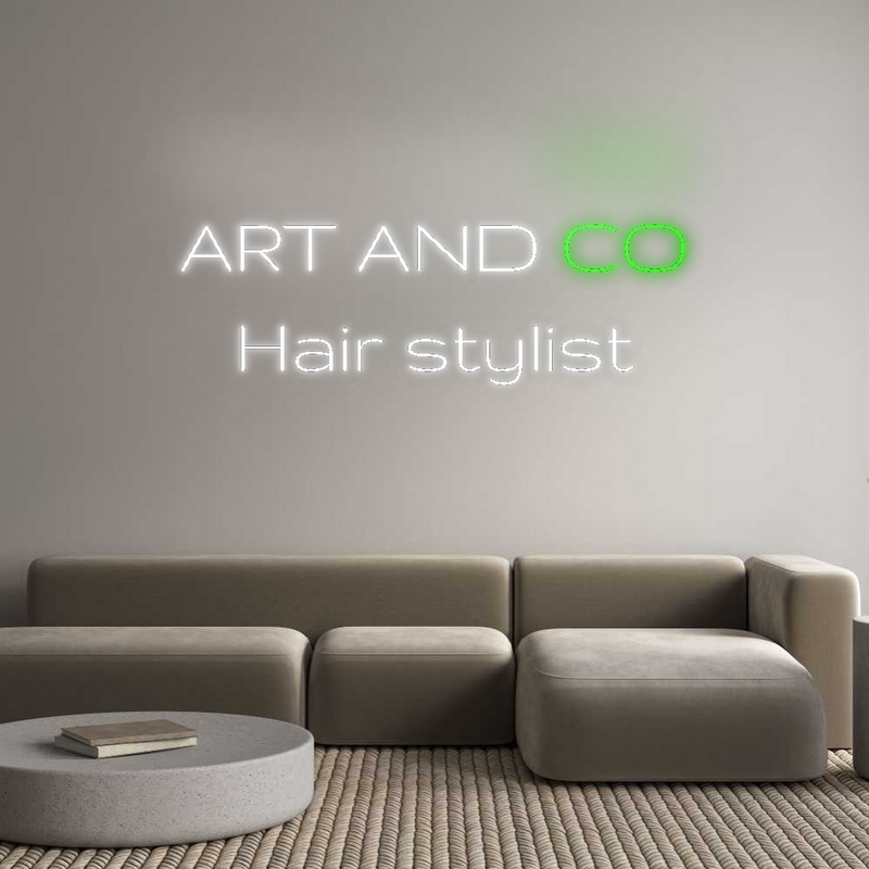 Neon personnalisé new ART AND CO
H...
