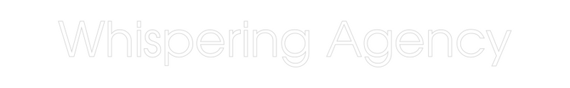 Personalized neon new Whispering Ag...