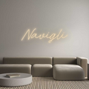 Customized neon new Navigli