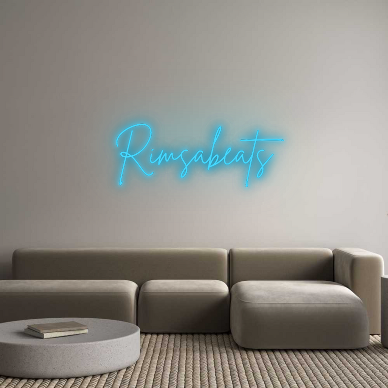 Neon personnalisé new Rimsabeats