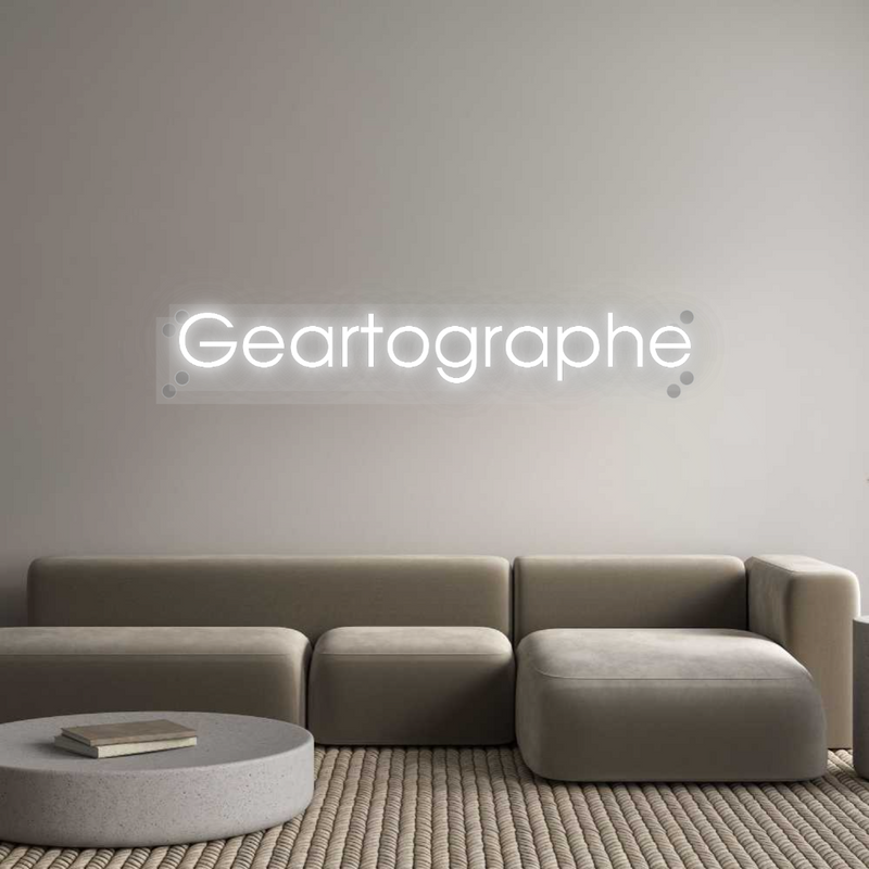 Personalized neon new Geartographe