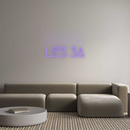 Neon personnalisé new LES 3A