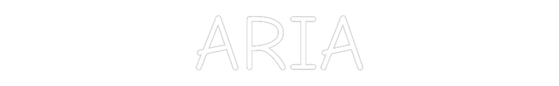 Neon personnalisé new ARIA