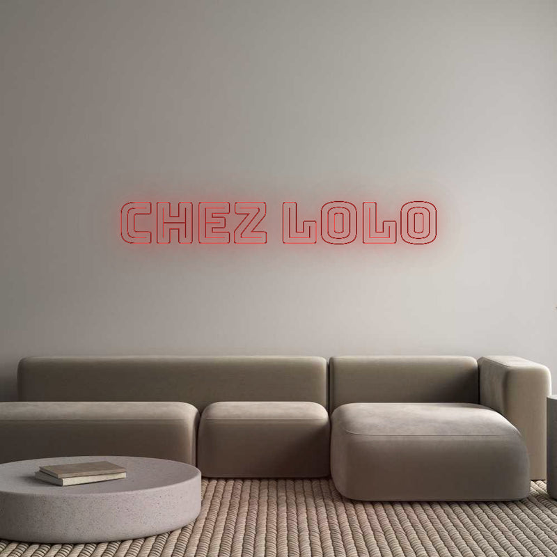 Neon personnalisé new Chez LoLo