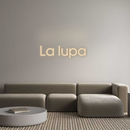 Neon personnalisé new La lupa