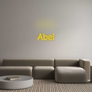 Personalized neon new Abel