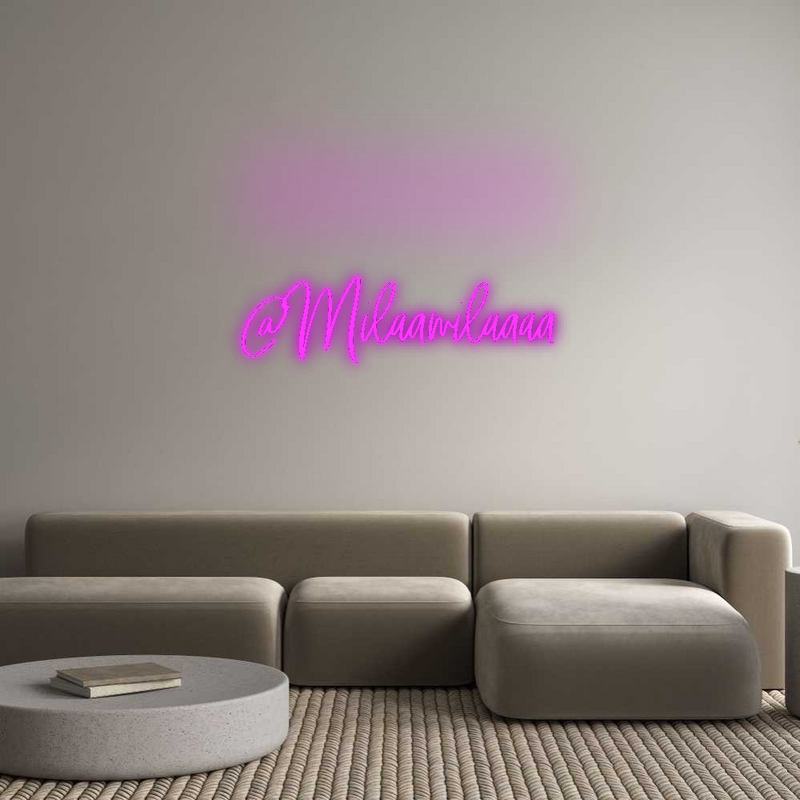 Neon personnalisé new @Milaamilaaaa
