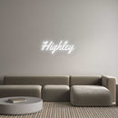 Neon personnalisé new Highley