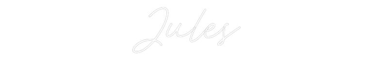 Neon personnalisé new Jules