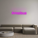 Personalized neon new Amadeus