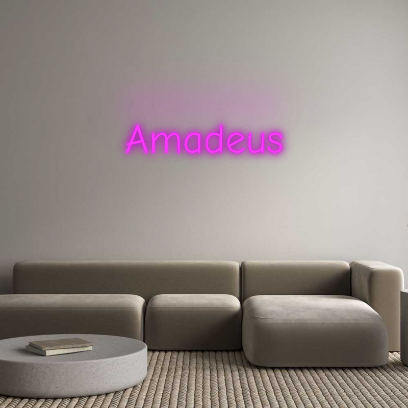 Neon personnalisé new Amadeus