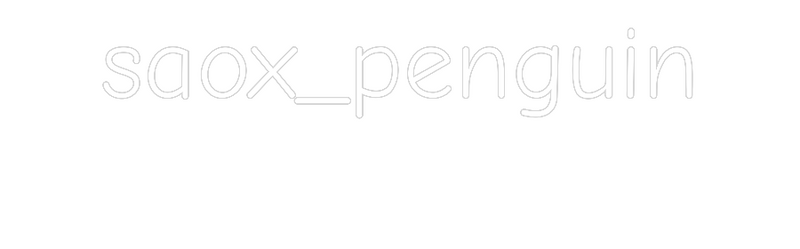Personalized neon new saox_penguin
...