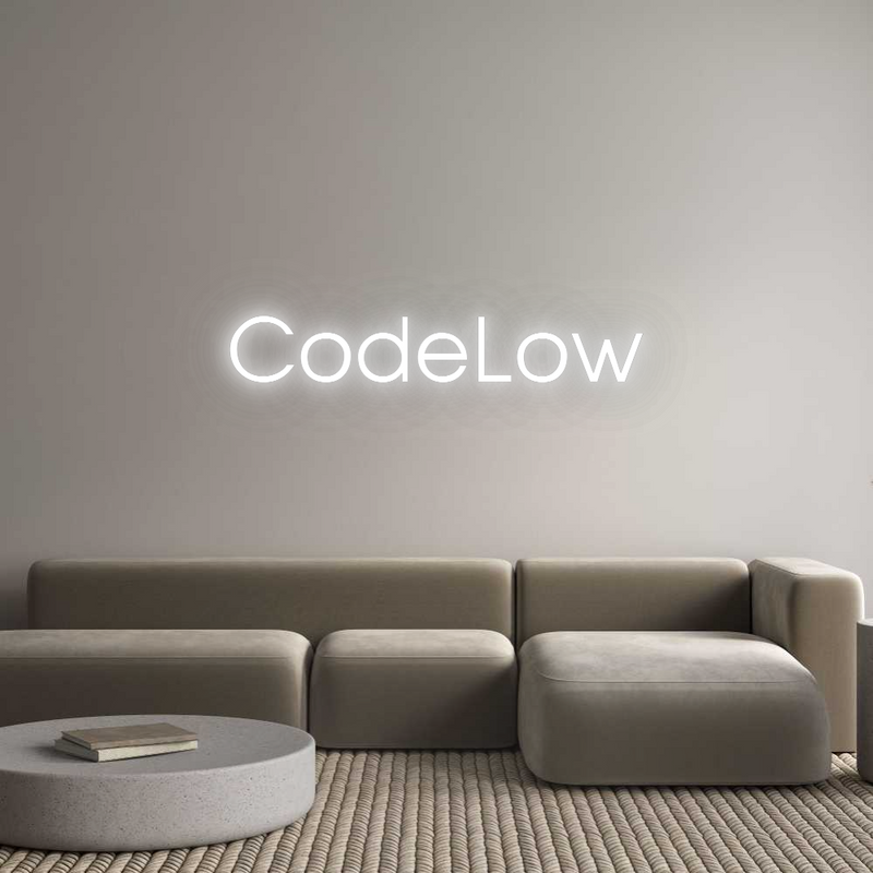 Neon personnalisé new CodeLow