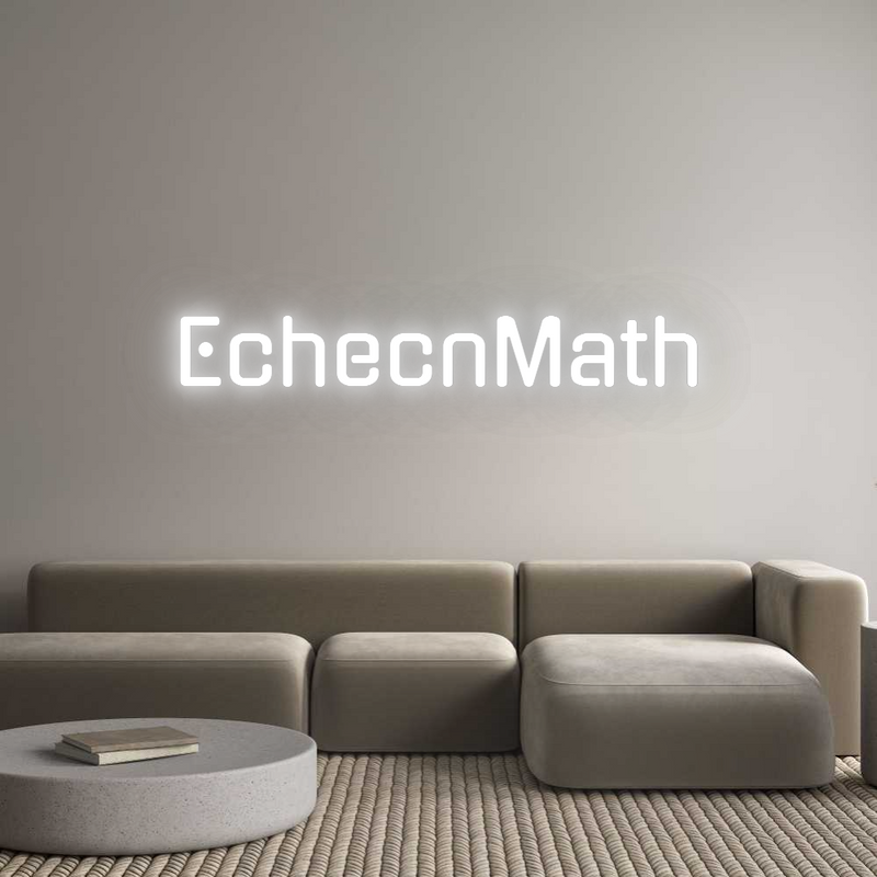 Neon personnalisé new EchecnMath