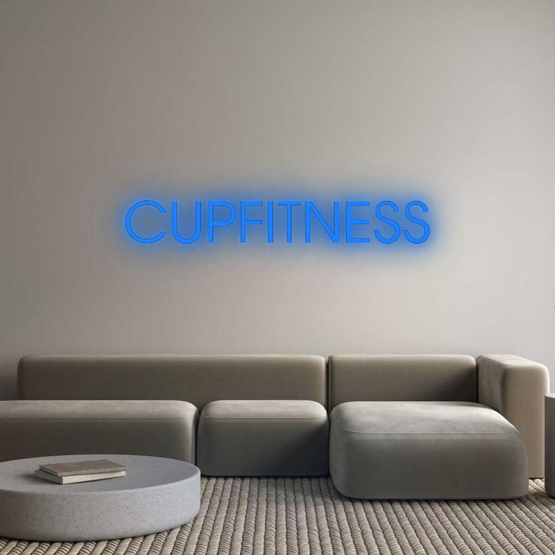 Neon personnalisé new CUPFITNESS