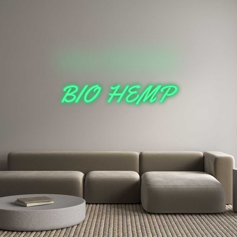 Neon personnalisé new BIO HEMP