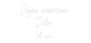 Personalized neon new Happy birthday...