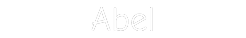 Neon personnalisé new Abel