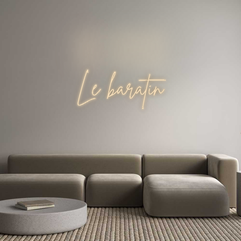 Neon personnalisé new Le baratin