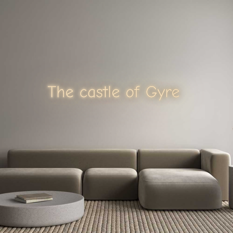 Neon personnalisé new The castle of...