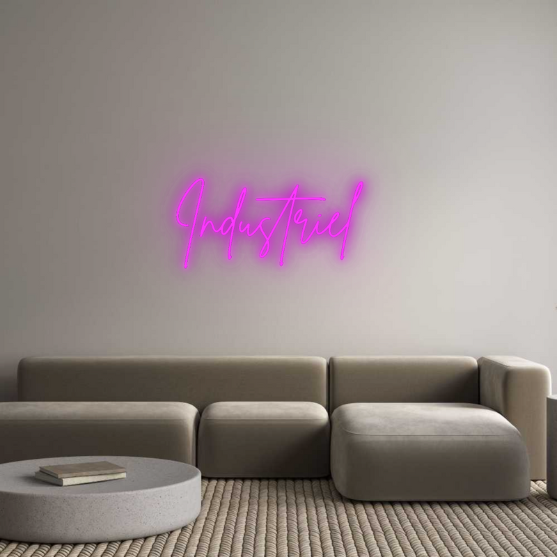 Neon personnalisé new Industriel