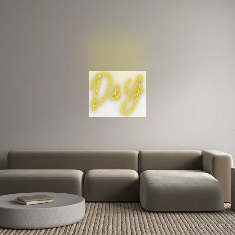 Neon personnalisé new D&Y