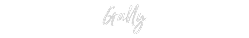 Neon personnalisé new Gally