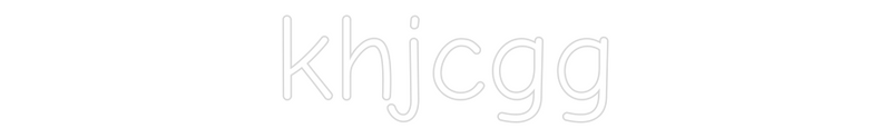 Neon personnalisé new khjcgg