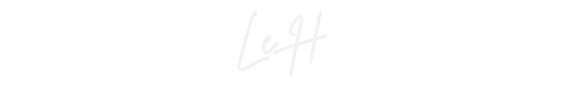 Custom Neon New The H
