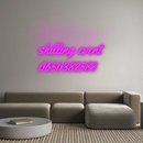 Neon personnalisé new shilling even...