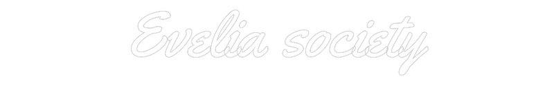 Neon personnalisé new Evelia society