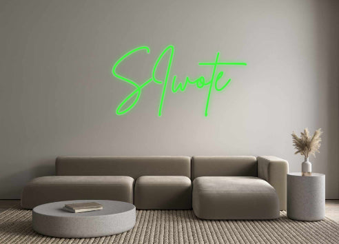 Neon personalizzato: SIwoté