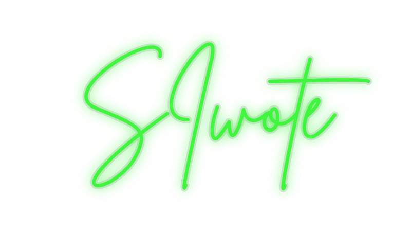 Benutzerdefiniertes Neon: SIwoté