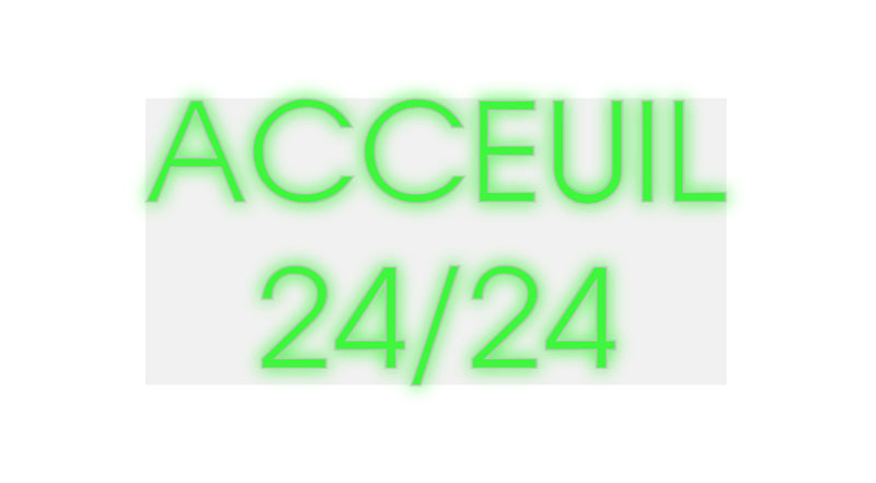 Custom Neon: HOME
24/24