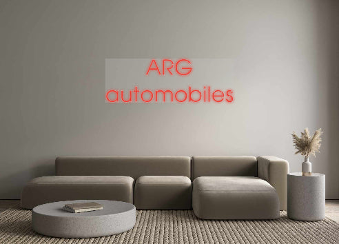 Néon personalizado: ARG
automóvel...